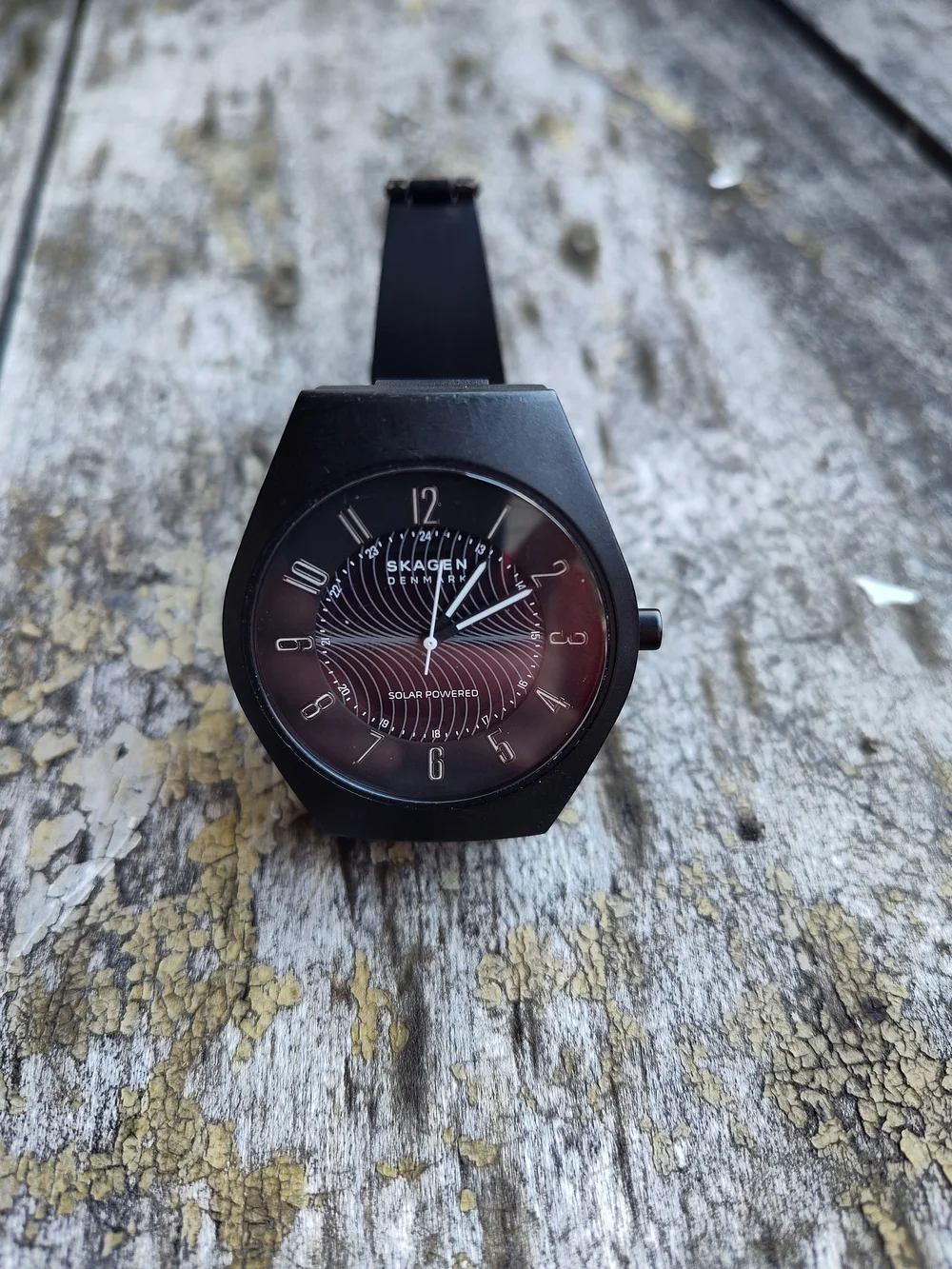 Skagen Black Matte Solar-Powered Men's Watch